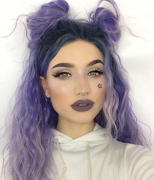 purple wigs