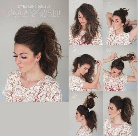 Extra Long Double Ponytail